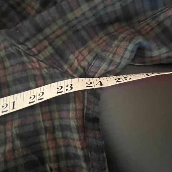 J Crew Brushed Twill Classic Long Sleeve Green Plaid Button Shirt Mens XL - Picture 4 of 11